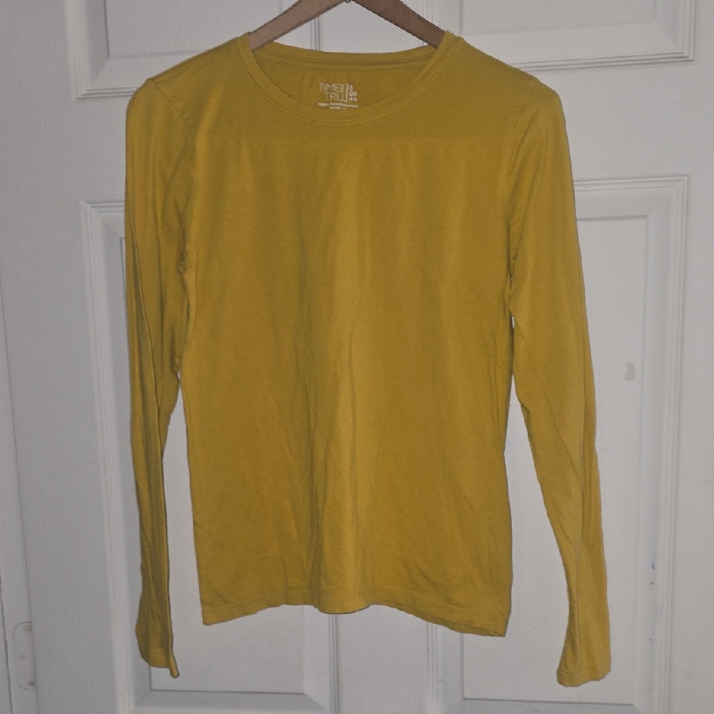 Time and Tru Golden Yellow Top